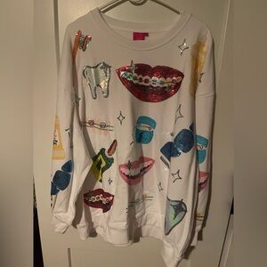 QUEEN OF SPARKLES dental sweatshirt